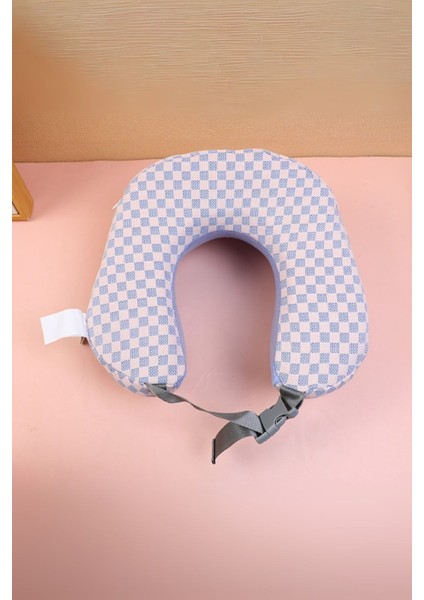 Örme Ekose Memory Foam U Tipi Yastık fırsatları