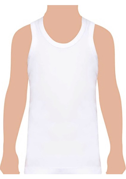 Penye Çocuk Atlet (Beyaz) (6 Adet) fiyatları