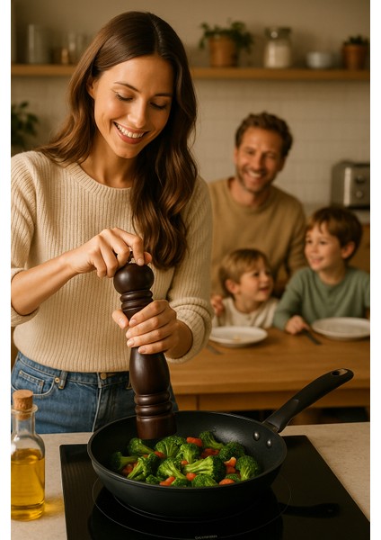 Viyana 30 cm Ahşap Tuz Değirmeni fırsatları