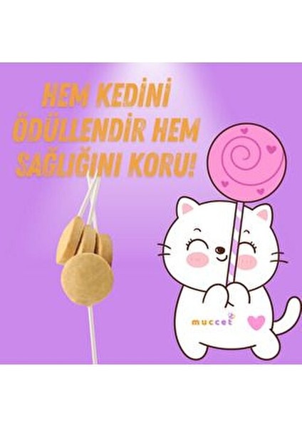 Muccet 15'li Kutu Kedi Lolipopu Malt Destekli Kedi Ödülü modelleri
