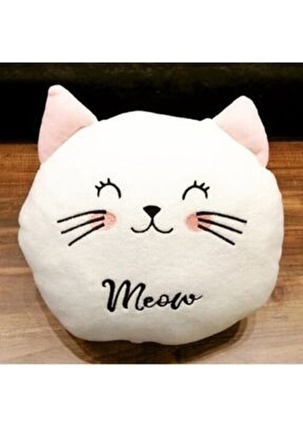 Sevimli Kedi Polar Yastık
