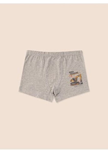 Hard Working Erkek Çocuk Organik Pamuklu Likralı Boxer 6'lı Örme Kumaşlı Konforlu fırsatları