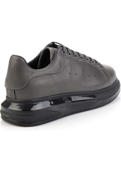 Gri Hakiki Deri Erkek Sneaker E01811100743 modelleri