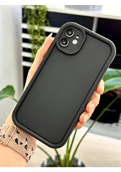 Iphone 11 Uyumlu ( 12 Görünümlü Köşeli ) Darbe Önleyici Mat Lansman Silikon Kılıf modelleri