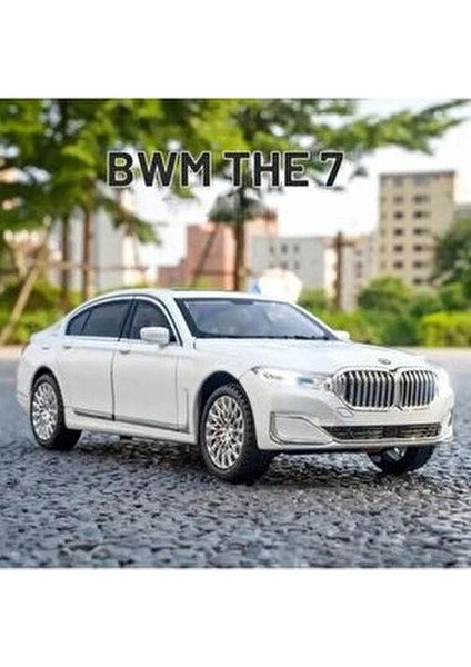 Bmw 760Lİ Araba Bmw 7 Serisi Araba 1:24 Diecast Metal Model Araba Koleksiyon Araba Sesli Işıklı