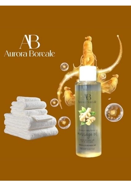 Aurora Boreale Ginseng Aromalı Masaj Yağı 150 ml fiyatları