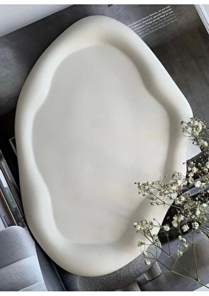 21 cm Beton Bulut Tepsi