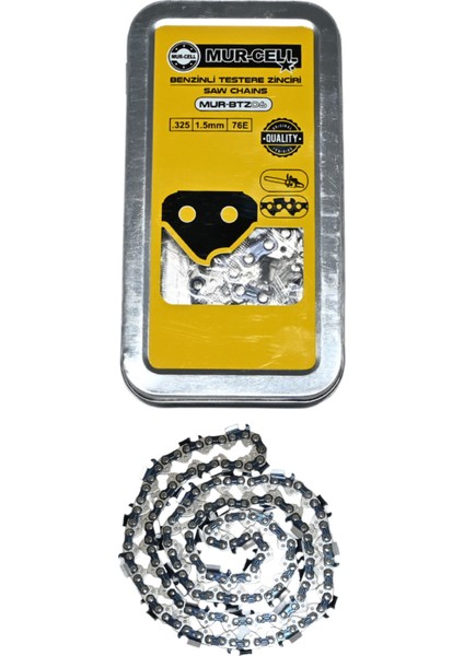 3/25 1.5mm 38 Diş Kaliteli Zincir