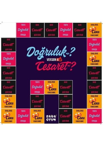 Doğruluk Mu Cesaret Mi Erotik Kutu Oyunu Yenilenmiş 4.versiyon modelleri