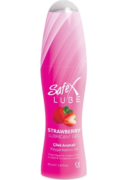 Safex Lube Kayganlaştırıcı Jel Çilek 85 ml