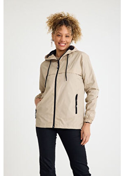 Kadın Içi Astarlı Suya Dayanıklı Kapüşonlu Cepli Yağmurluk indirimleri