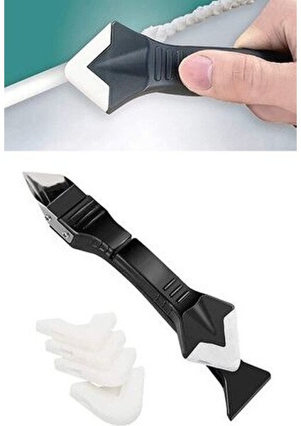 Fayans Derz Dolgu Silikon Kazıyıcı Sıyırıcı ve Uygulayıcı 3 Ü 1 Arada Aparat modelleri