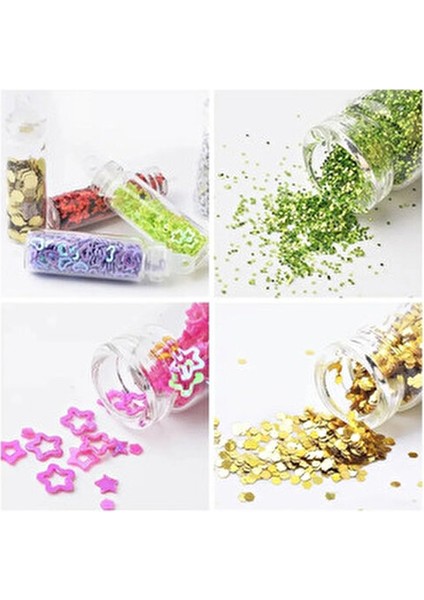 48'li Sim Pul Boncuk Seti Tırnak Göz Çevresi Süsleme Kalıcı Oje Protez Tırnak Nail Art indirimleri