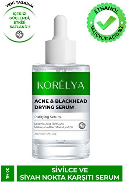 Sivilce ve Siyah Nokta Karşıtı Serum 30 ml