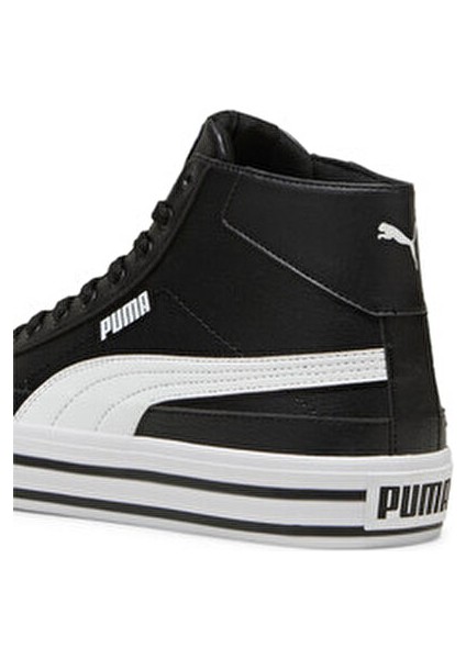 Tenis Ayakkabı Court Classic Vulc Orta Unisex Günlük Siyah 39748201