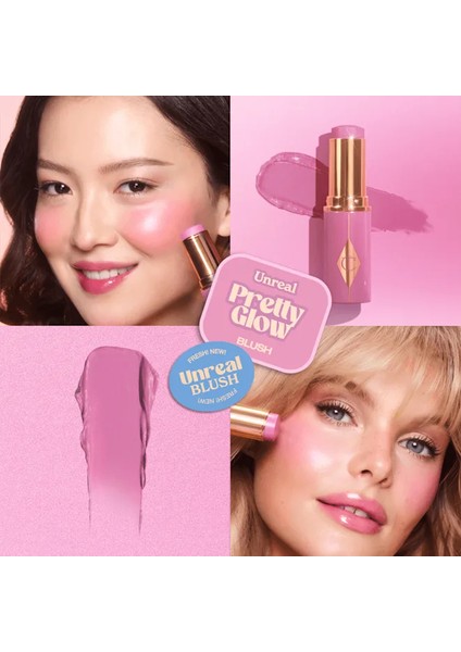 Unreal Blush Healthy Glow Stick - Çubuk Krem Allık Pretty Glow (9 G) fiyatları