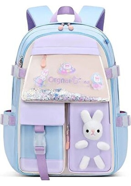 Kore Tarzı Su Geçirmez Orta Boy Kadın Okul Sırt Çantası Şık ve Ergonomik Tasarım