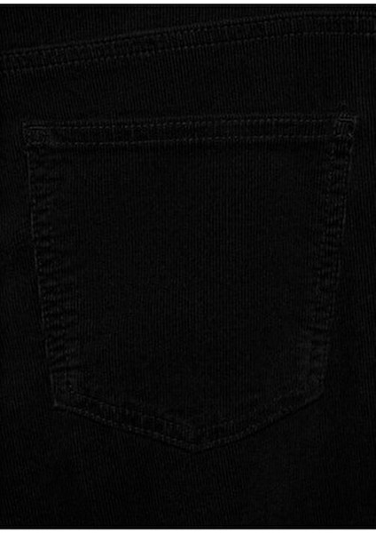 Fitilli Kadife Flare Jean Pantolon