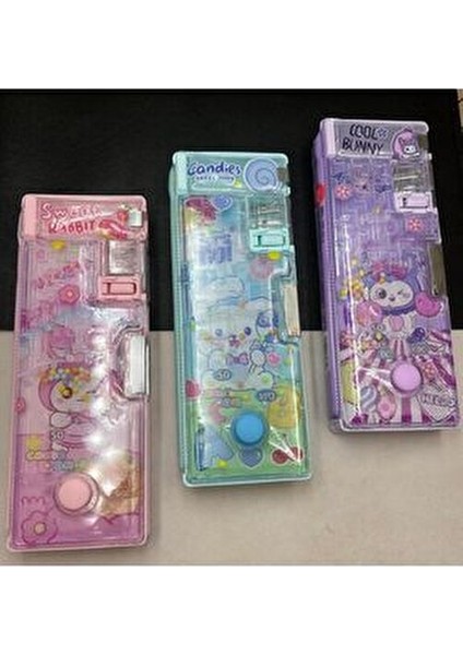 Sanrio Kawaii Lüx Kalemlik Oyuncaklı Içi Sulu Ultra Lüks Hediyelik Öğrenci Kalemlik 1 Adet