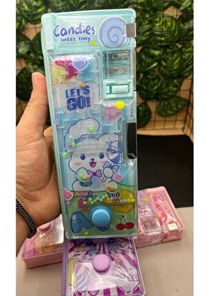 Sanrio Kawaii Lüx Kalemlik Oyuncaklı Içi Sulu Ultra Lüks Hediyelik Öğrenci Kalemlik 1 Adet