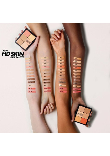 Hd Skin All-In-One Palette - Hepsi Bir Arada Ten Paleti Harmony1