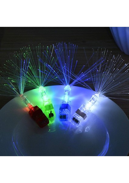 LED Işıklı Renkli Püsküllü Parmak Işığı 4 Renk 4 Adet (5263) fiyatları