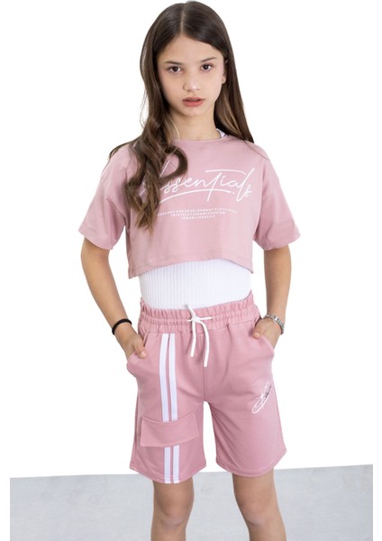 Koyu Kız Çocuk Şort 20751