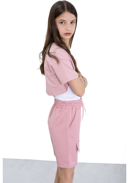 Koyu Kız Çocuk Şort 20751 fırsatları