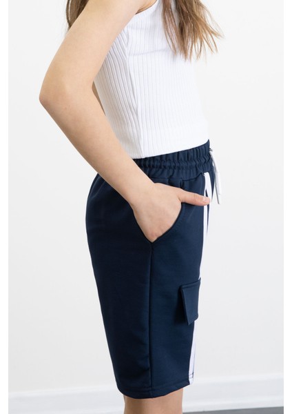 Lacivert Kız Çocuk Şort 20748 fırsatları