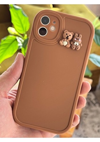 Iphone 12 Uyumlu Kılıf Tasarımlı Desenli Kamera Korumalı Ayıcık ve Tavşan Yumuşak Silikon Kapak indirimleri