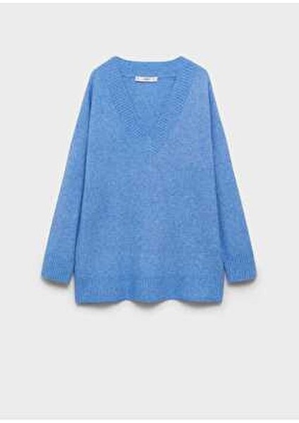 Sivri Yaka Oversize Kazak modelleri