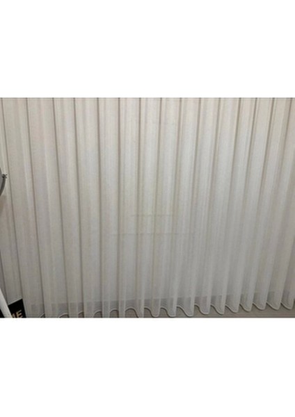 Nivemeshome Keten Tül Sezer Çöl Tasarım 1/2,5 Pileli Tül Perde Apm