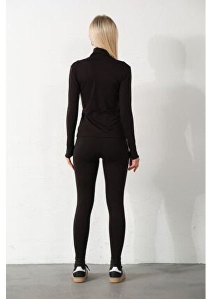 Siyah Water Proof Fermuar Çift Cepli Light Warm Running Ceketi Eşofman Üstü indirimleri