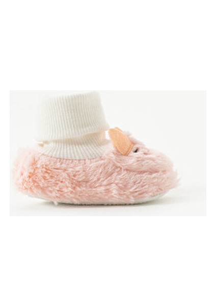 Kaydırmaz Taban Peluş Rahat Konforlu Çoraplı Kız Bebek Patik fiyatları