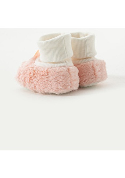 Kaydırmaz Taban Peluş Rahat Konforlu Çoraplı Kız Bebek Patik fırsatları