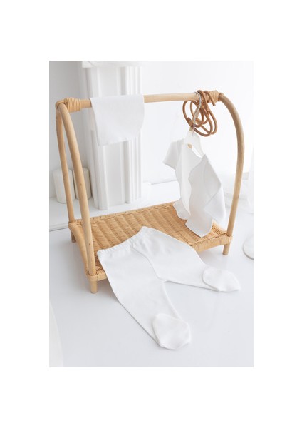 %100 Pamuk Baskılı 11’li Isimli Organik Tavşanlı Bebek Hastane Çıkışı Unisex Temalı fırsatları