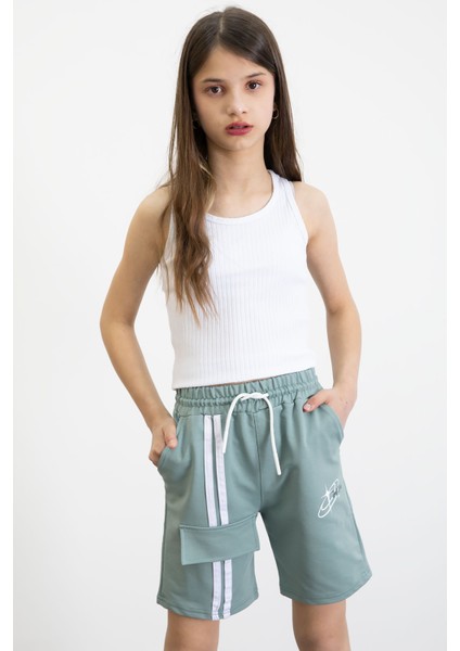 Yeşil Kız Çocuk Şort 20753 fiyatları