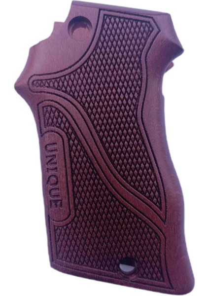 Fransız Onlusu (Açık Fransız Onlusu)Unıque Lazer Işlemeli Ahşap Kabze