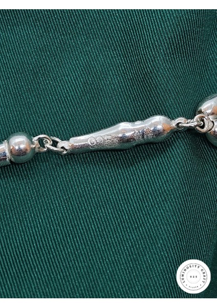 925 Ayar Gümüş Düz Küre Küçük Boy Tesbih modelleri