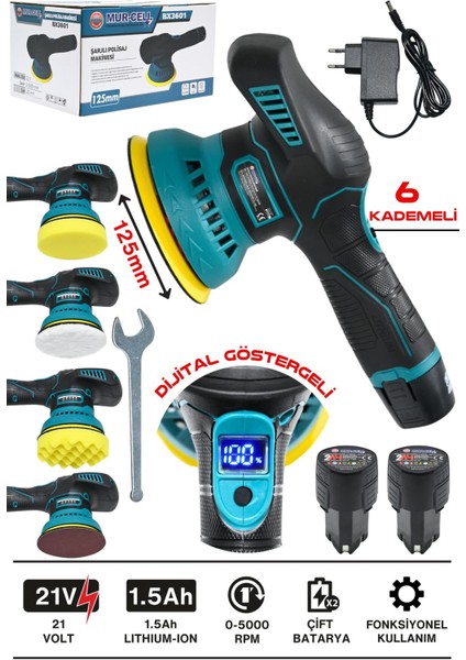 BX3601 Şarjlı Polisaj Makinesi