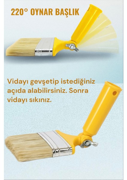 Lüks Robot Kestirme Boya Fırçası No:3