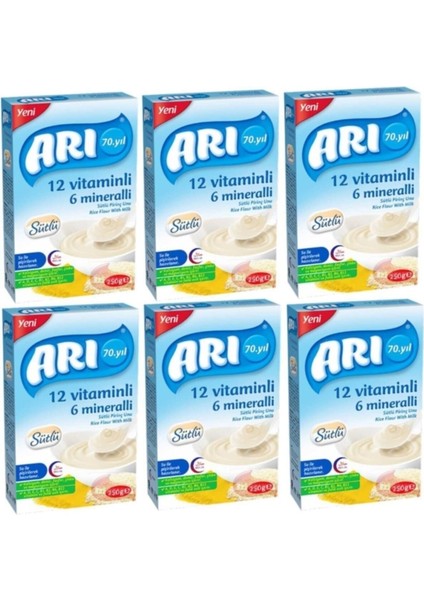 Mama Sütlü Pirinç Unu 250 gr x 6 Adet