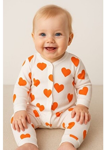 Bebek Kalpli Baskılı Fitilli Kumaş Çıtçıtlı Yenidoğan Bebek Tulumu %100PAMUK Esnek 1-3-6AYLIK
