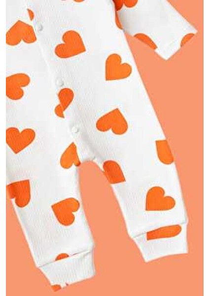 Bebek Kalpli Baskılı Fitilli Kumaş Çıtçıtlı Yenidoğan Bebek Tulumu %100PAMUK Esnek 1-3-6AYLIK