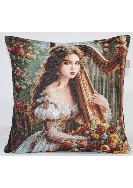 Belıeve Menure Jakarlı Dokuma Goblen Dekoratif Pinterest Kırlent 45*45