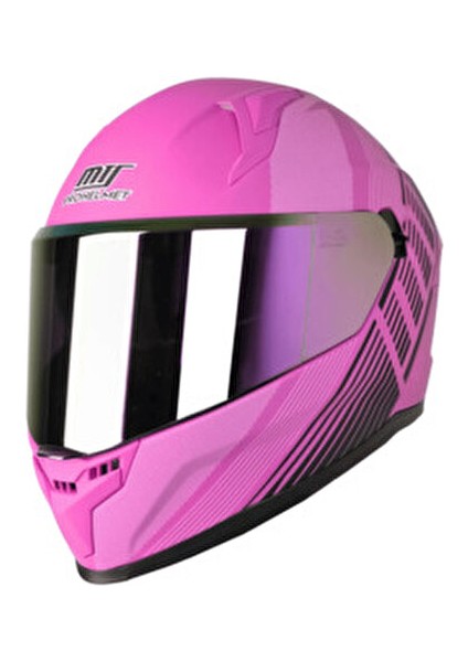 M 910 Lady Fuchsıa Pembe Tam Kask Kadın Kullanıcılar İçin Dayanıklı ve Şık Tasarım fiyatları