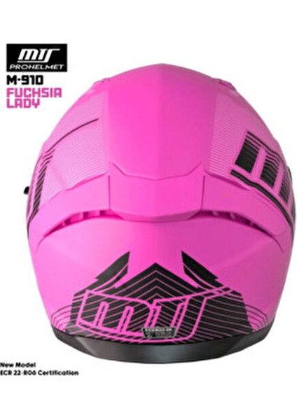 M 910 Lady Fuchsıa Pembe Tam Kask Kadın Kullanıcılar İçin Dayanıklı ve Şık Tasarım fırsatları