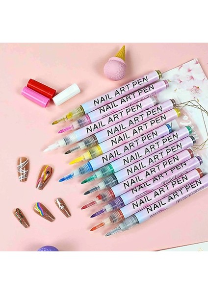 Frenç Kalemi - Nail Art Kalemleri - Nail Art Nail Için Oje Kalemler 0.7mm Tırnak Boyama Kalemi fiyatları