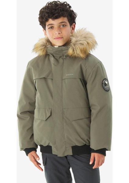 Quechua Çocuk Outdoor Kışlık Mont/kar Montu - Yeşil - NH500
