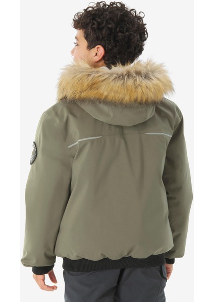 Quechua Çocuk Outdoor Kışlık Mont/kar Montu - Yeşil - NH500 fırsatları